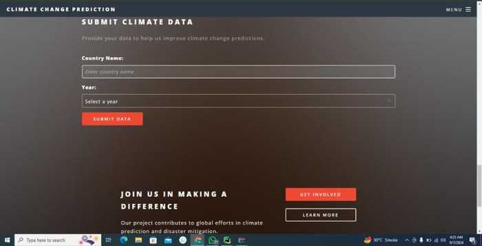 Climate Change Prediction - Project by Hamza Bilal, Backend Developer and AI Engineer